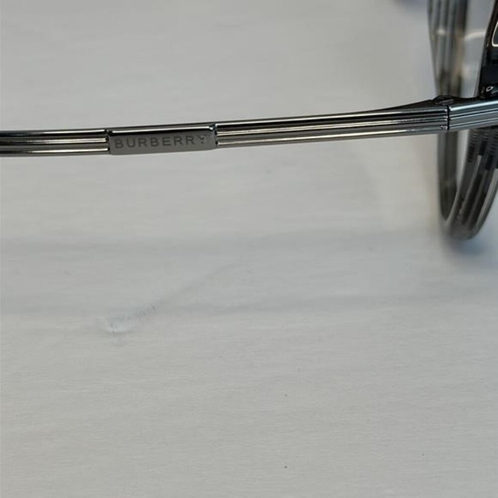 New Authentic EVEGLASSES CHARCOAL CHECK / CLEAR LENS Burberry OBE2377 - Picture 12 of 14